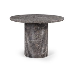 Rapallo 43" Brown Concrete Indoor/Outdoor Dining Table