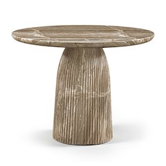 Venosa 42" Beige Concrete Indoor/Outdoor Dining Table