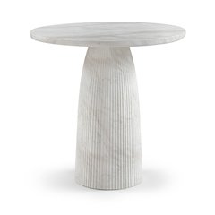 Venosa White Concrete Indoor/Outdoor Bar Table
