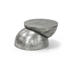 Boulder Silver Iron Coffee Table