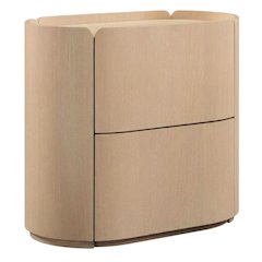 Bedroom Nightstand with Contemporary Finish for Storage