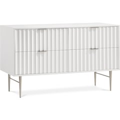 Modernist White Gloss Dresser