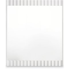 Modernist White Gloss Mirror