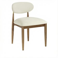 Stained Performance Fabric Upholstered Dining Side Chair Set of 2