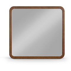 Giada Brown Solid Wood And Veneer Mirror