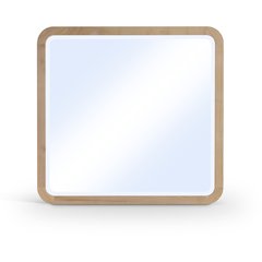 Giada Natural Solid Wood And Veneer Mirror