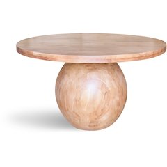 Halton Natural Acacia Wood Dining Table