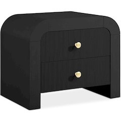 Artisto Black Night Stand