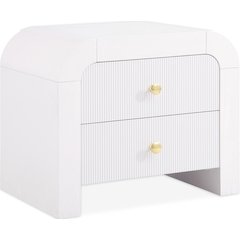 Artisto White Night Stand