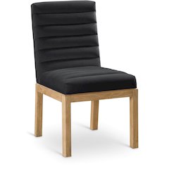Evelyn Black Velvet Dining Chair
