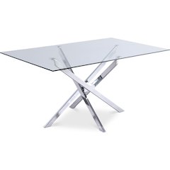 Xander Chrome Dining Table