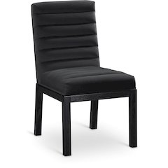 Evelyn Black Velvet Dining Chair