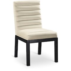 Evelyn Cream Velvet Dining Chair