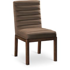 Evelyn Brown Velvet Dining Chair