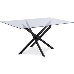 Xander Matte Black Dining Table