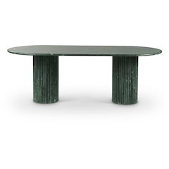 Messina Green Marble Dining Table