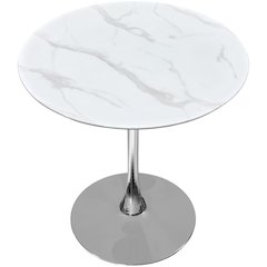 Holly Chrome Counter Height Table