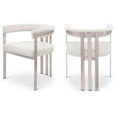 Marcello Stone Velvet Dining Chair, Set of 2