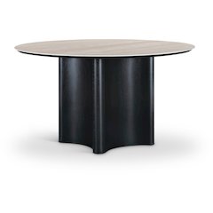 Corvina Black Oak Veneer Dining Table