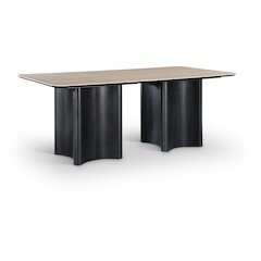 Corvina Black Oak Veneer Dining Table