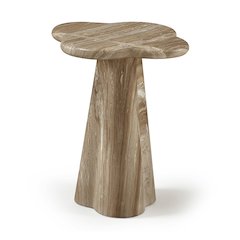 Nola Beige Concrete Indoor/Outdoor End Table