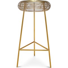 Tuscany Gold Metal Bar Stool