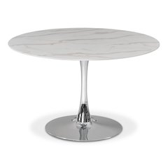 Holly Chrome Dining Table