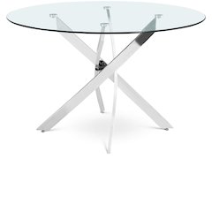 Xander Chrome Dining Table
