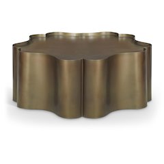 Eloise Brass Iron Coffee Table