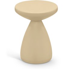 Anika Beige Iron End Table
