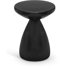 Anika Black Iron End Table
