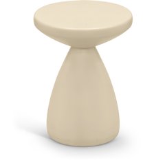 Anika Cream Iron End Table