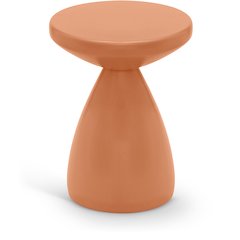 Anika Salmon Iron End Table