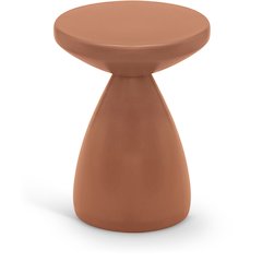Anika Terracotta Iron End Table