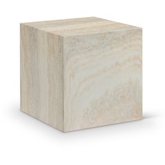 Piazza Travertine Travertine Finish Concrete End Table