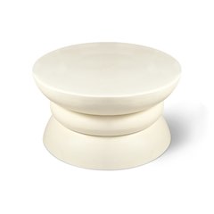 Collins Cream Aluminum Coffee Table