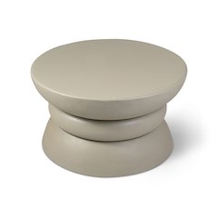 Collins Taupe Aluminum Coffee Table