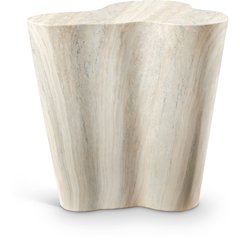 Monza Travertine Travertine Finish Concrete End Table