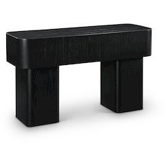 Oakmont Black Console Table