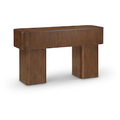 Oakmont Brown Console Table