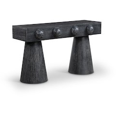 Bracciano Black Oak Veneer Console Table