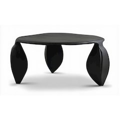 Pueblo Black Aluminum Coffee Table