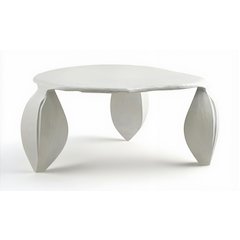 Pueblo Cream Aluminum Coffee Table