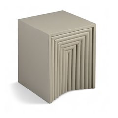 Centennial Taupe Iron End Table