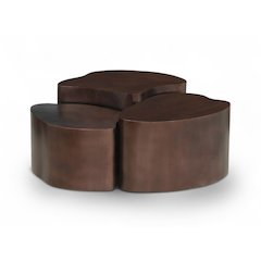 Banyan Brown Iron Coffee Table