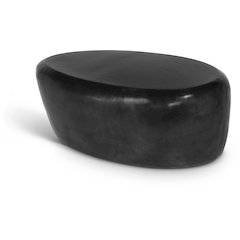 Capsule Black Aluminum Coffee Table