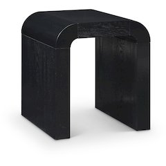 Toulon Black Oak Veneer End Table