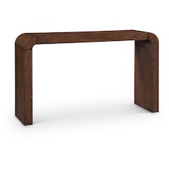 Toulon Brown Oak Veneer Console Table