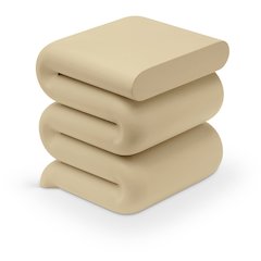 Roland Beige Iron End Table