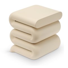 Roland Cream Iron End Table